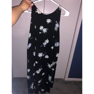 Black & Blue floral dress